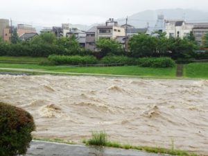 避難行動は浸水前に行動しよう！
